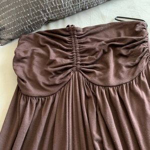 Strapless Hourglass Lily  summer maxi dress